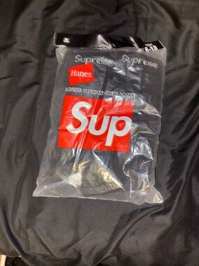 Black Cushion Crew Socks - Black